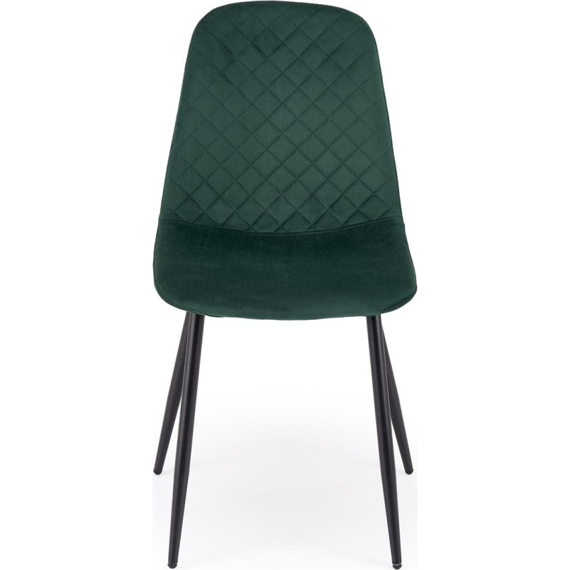 Krzesło welurowe zielone K608 Halmar | Komfort i styl