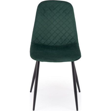 Krzesło welurowe zielone K608 Halmar | Komfort i styl