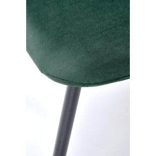 Krzesło welurowe zielone K608 Halmar | Komfort i styl