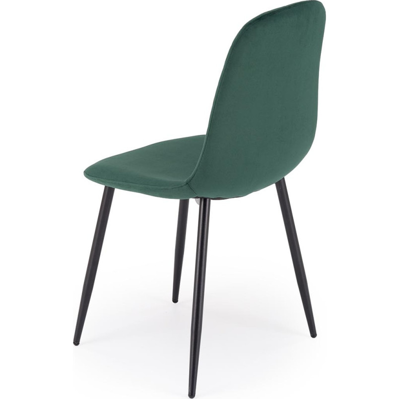Krzesło welurowe zielone K608 Halmar | Komfort i styl