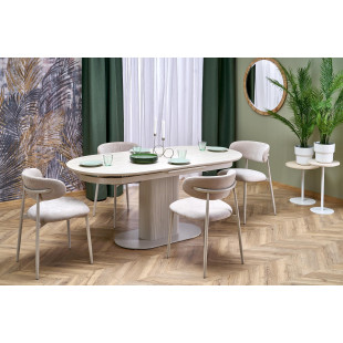 Krzesło tapicerowane K607 beżowy Halmar | Elegancki design