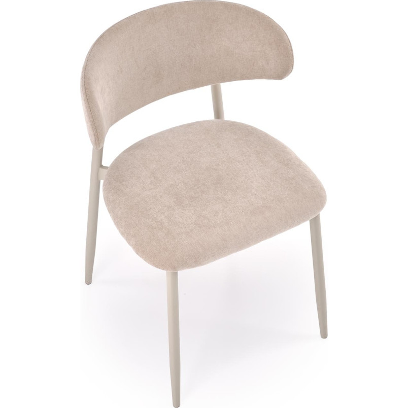 Krzesło tapicerowane K607 beżowy Halmar | Elegancki design