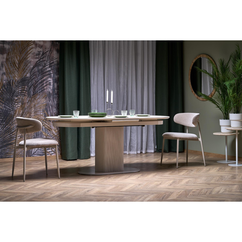 Krzesło tapicerowane K607 beżowy Halmar | Elegancki design