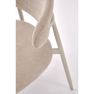 Krzesło tapicerowane K607 beżowy Halmar | Elegancki design