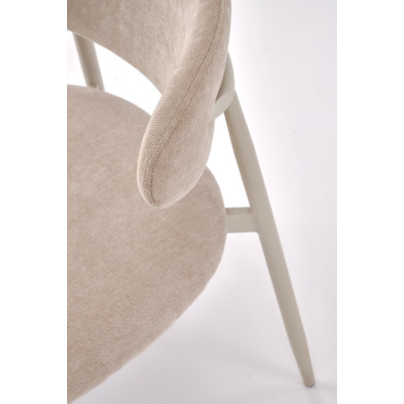 Krzesło tapicerowane K607 beżowy Halmar | Elegancki design
