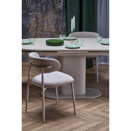 Krzesło tapicerowane K607 beżowy Halmar | Elegancki design