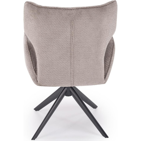 Fotel obrotowy pikowany K601 popiel Halmar | Komfort i styl