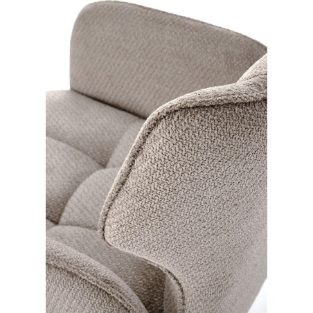Fotel obrotowy pikowany K601 popiel Halmar | Komfort i styl