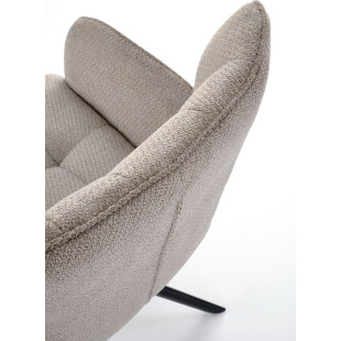 Fotel obrotowy pikowany K601 popiel Halmar | Komfort i styl