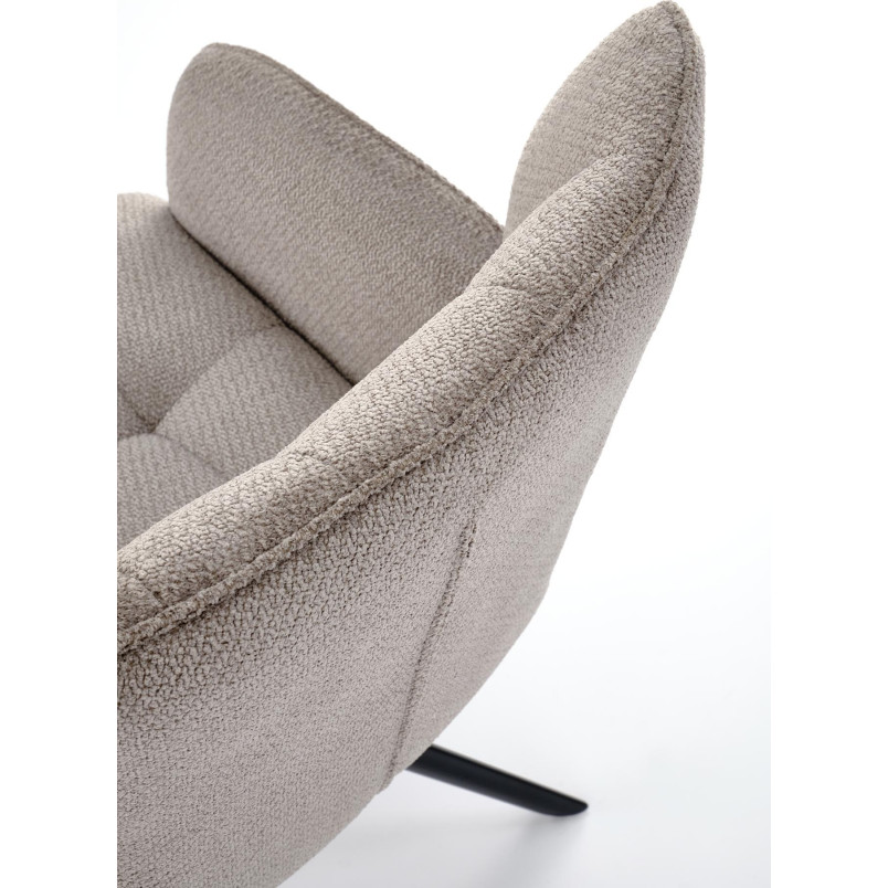 Fotel obrotowy pikowany K601 popiel Halmar | Komfort i styl