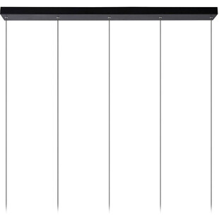 Lampa wisząca LED Tubule czarna Lucide | Minimalistyczny design