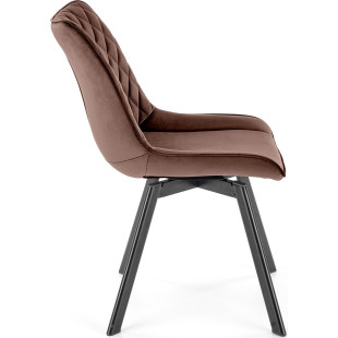 Krzesło welurowe Halmar K520 Mokka - Komfort i Elegancja