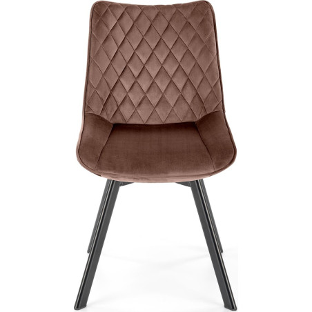 Krzesło welurowe Halmar K520 Mokka - Komfort i Elegancja