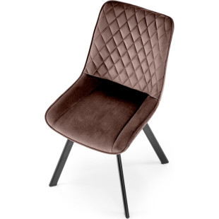 Krzesło welurowe Halmar K520 Mokka - Komfort i Elegancja