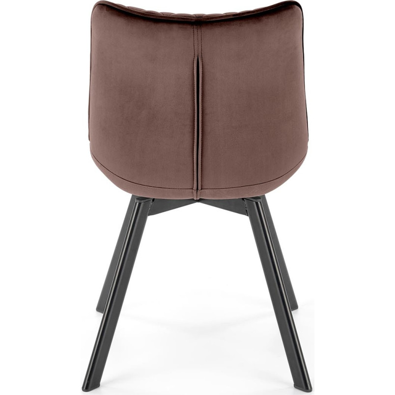 Krzesło welurowe Halmar K520 Mokka - Komfort i Elegancja