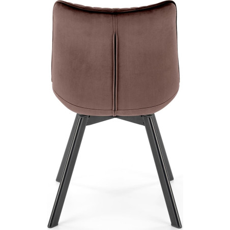 Krzesło welurowe Halmar K520 Mokka - Komfort i Elegancja