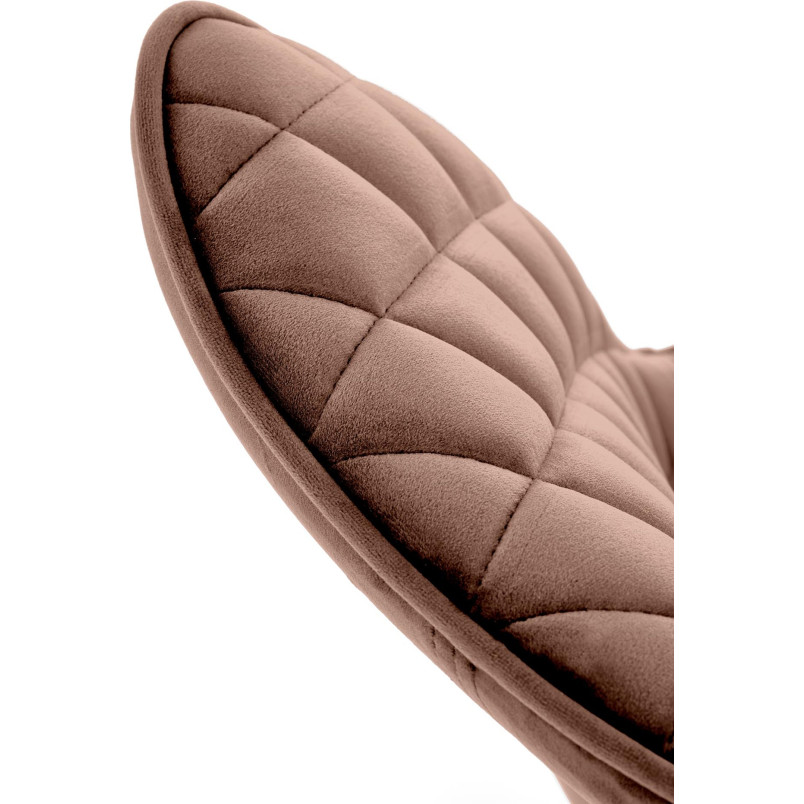 Krzesło welurowe Halmar K520 Mokka - Komfort i Elegancja