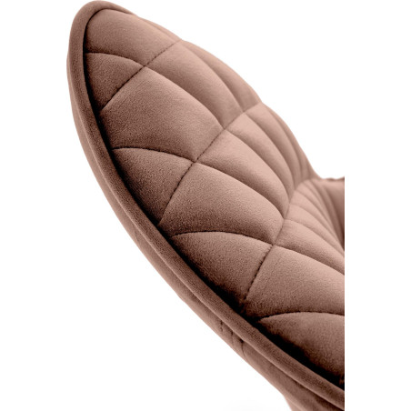 Krzesło welurowe Halmar K520 Mokka - Komfort i Elegancja