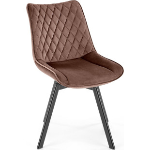 Krzesło welurowe Halmar K520 Mokka - Komfort i Elegancja