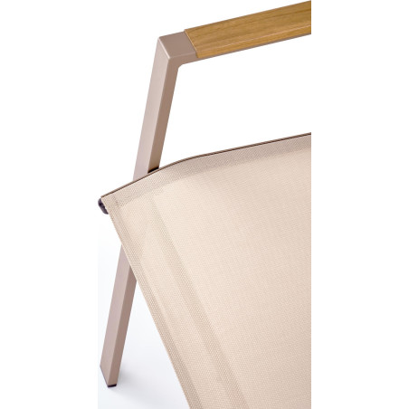 Krzesło ogrodowe Hover Halmar - Siatka, Beżowy - Komfort i styl!