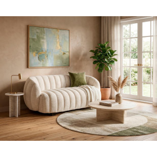Sofa 2-osobowa Fraser Halmar | Kremowa, 140cm | Sklep mebli