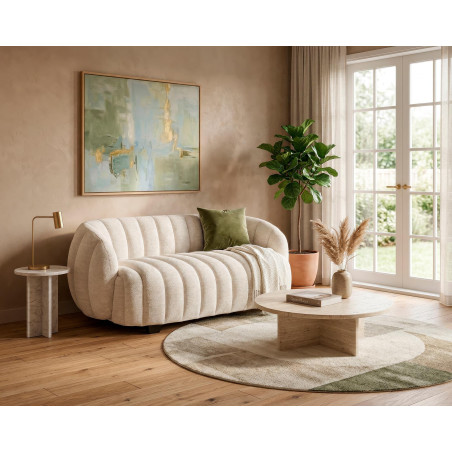 Sofa 2-osobowa Fraser Halmar | Kremowa, 140cm | Sklep mebli