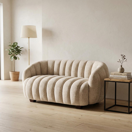 Sofa 2-osobowa Fraser Halmar | Kremowa, 140cm | Sklep mebli