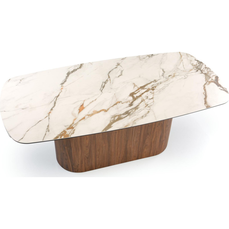 Stół rozkładany Flavor Halmar | Ceramiczny, Owalny, 200-300x100cm
