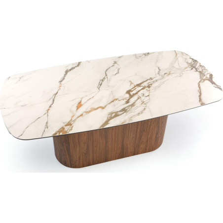 Stół rozkładany Flavor Halmar | Ceramiczny, Owalny, 200-300x100cm