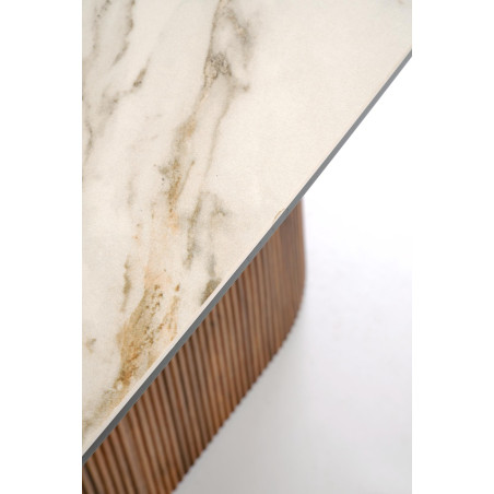 Stół rozkładany Flavor Halmar | Ceramiczny, Owalny, 200-300x100cm