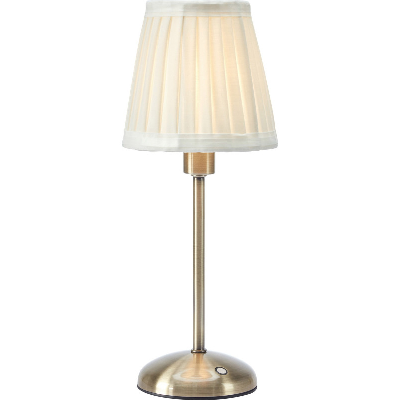 ANNO Rechargeable Table Antique Brass/Offwhite B/O Markslojd