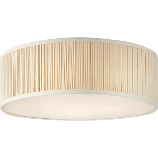 Plafon plisowany z lnianym kloszem Lux 57cm beżowy  Markslojd