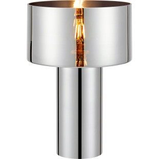 Lampa stołowa szklana z efektem lustra Corin 32cm chrom Markslojd