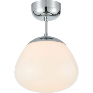 Lampa sufitowa szklana Rise 25cm biały / chrom Markslojd