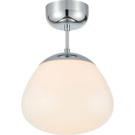 Lampa sufitowa szklana Rise 25cm biały / chrom Markslojd
