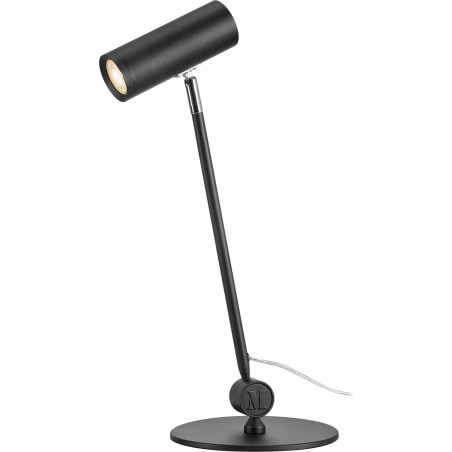 Lampa na biurko ze ściemniaczem Arlo LED 3000K czarna Markslojd