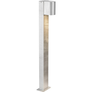 Lampa ogrodowa stojąca ściemniana Alor 75cm LED 3000K IP65 srebrna Markslojd