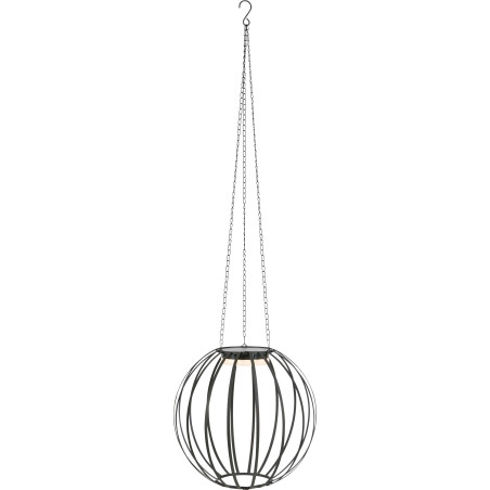 Lampa wisząca solarna Kivo LED 37cm czarna ze ściemniaczem Markslojd