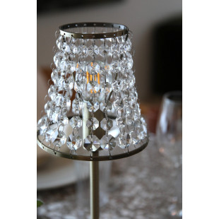 LIORA Rechargeable Table Antique Brass/Clear B/O Markslojd