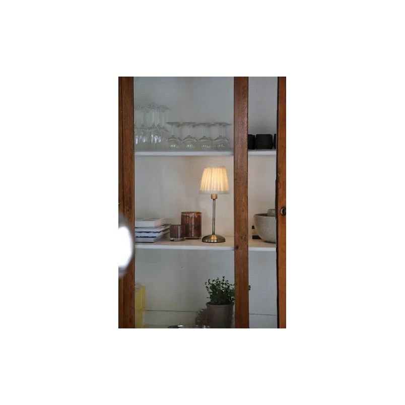 ANNO Rechargeable Table Antique Brass/Offwhite B/O Markslojd
