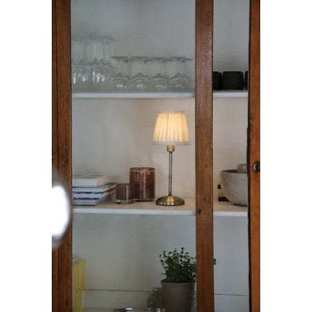 ANNO Rechargeable Table Antique Brass/Offwhite B/O Markslojd