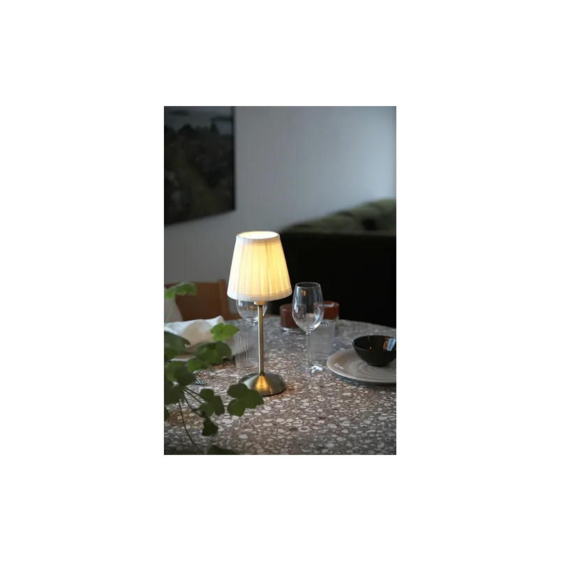 ANNO Rechargeable Table Antique Brass/Offwhite B/O Markslojd