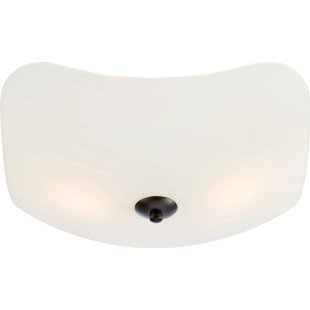Plafon szklany z organicznym kloszem Oris 36cm biały Markslojd