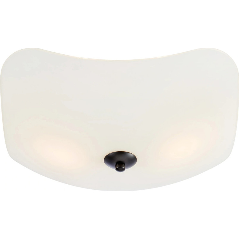 Plafon szklany z organicznym kloszem Oris 36cm biały Markslojd