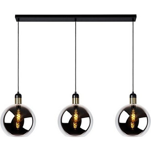 Lampa wisząca Julius Lucide - 3 szkła dymione | Sklep z lampami