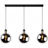Lampa wisząca Julius Lucide - 3 szkła dymione | Sklep z lampami