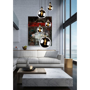 Lampa wisząca Julius V - Lucide | Szkło dymione, 5 kloszy