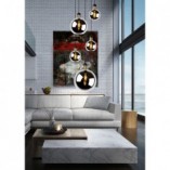 Lampa wisząca Julius V - Lucide | Szkło dymione, 5 kloszy