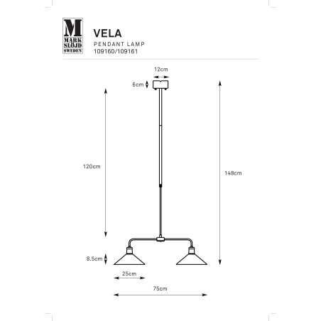 Lampa wisząca 2 punktowa szklana vintage Vela 75cm antyczny mosiądz / zielony Markslojd