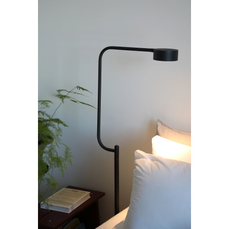 Lampa podłogowa ze ściemniaczem Hugo LED 3000K czarna Markslojd